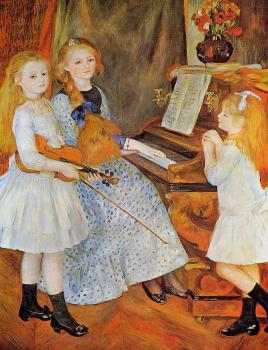 Pierre Auguste Renoir : The Daughters of Catulle Mendes